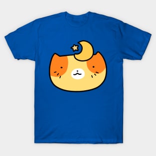 Star and Moon Cat Face T-Shirt